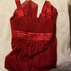 Sparkly Red Formal Dress